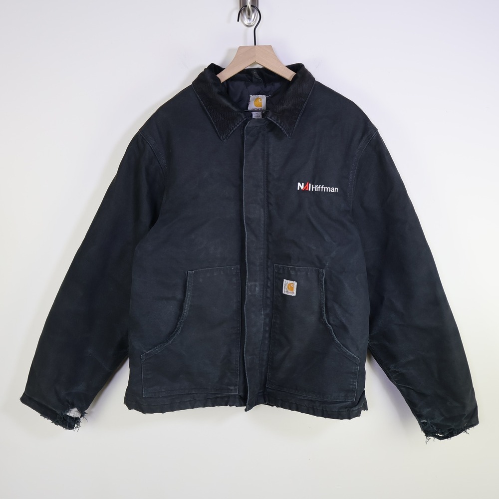 Carhartt Black Work Jacket with Subtle Logo
